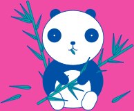 Como los pandas, estamos locos por el agua. Nos mantiene frescos y saludables, así que vos también asegurate de tomar lo suficiente. Gluglú, gluglú.