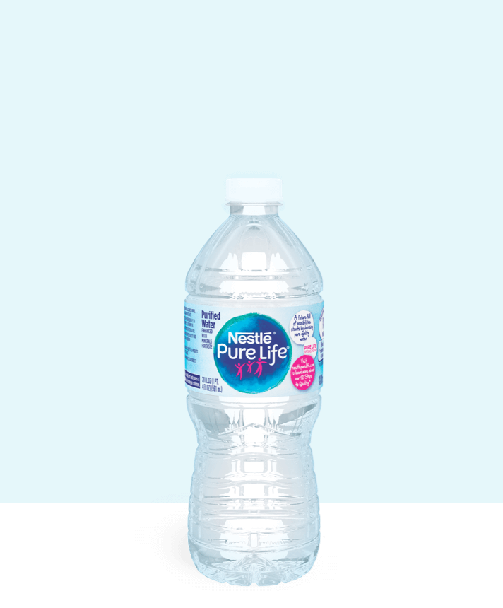 Sports Cap 23.7 oz Purified Bottled Water| Nestlé Pure Life