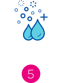 water mineralization icon