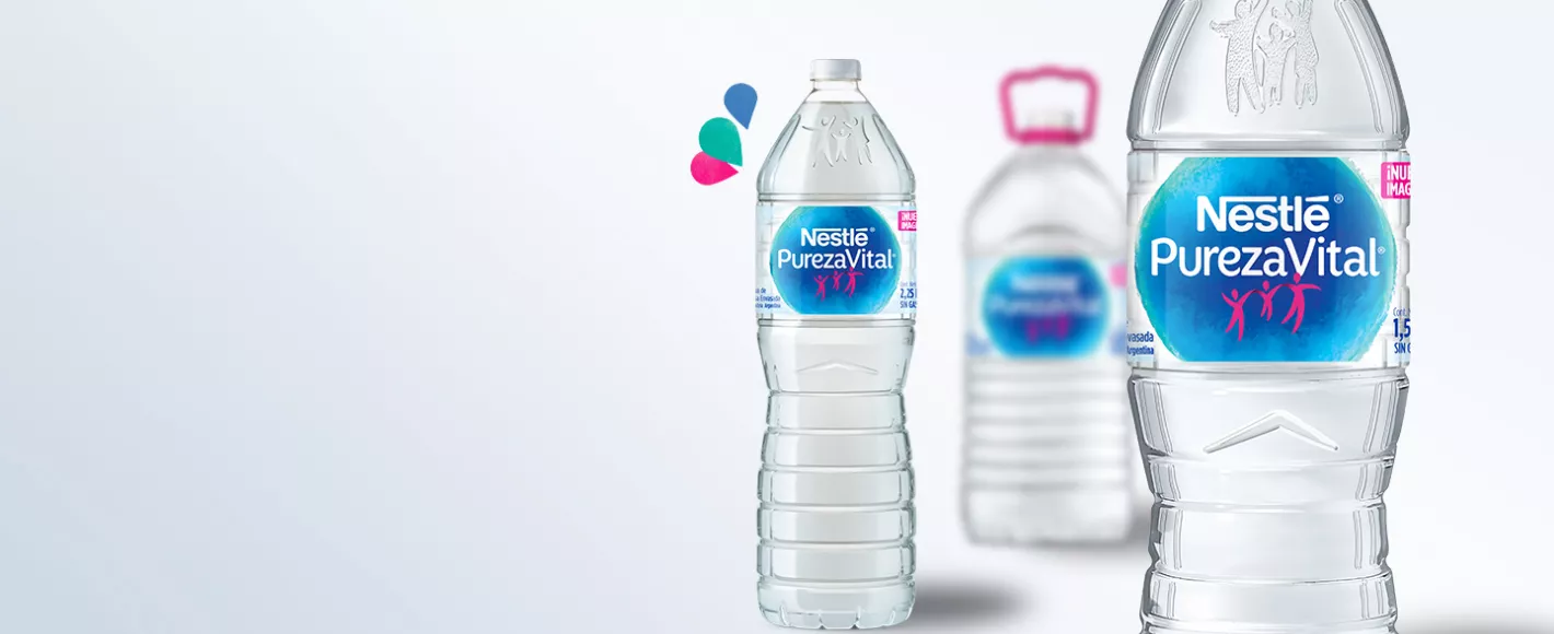 Botellas de agua Nestlé Pureza Vital