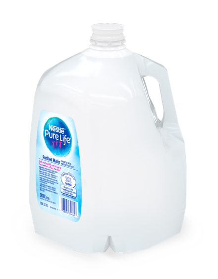 1 gallon to bottled water