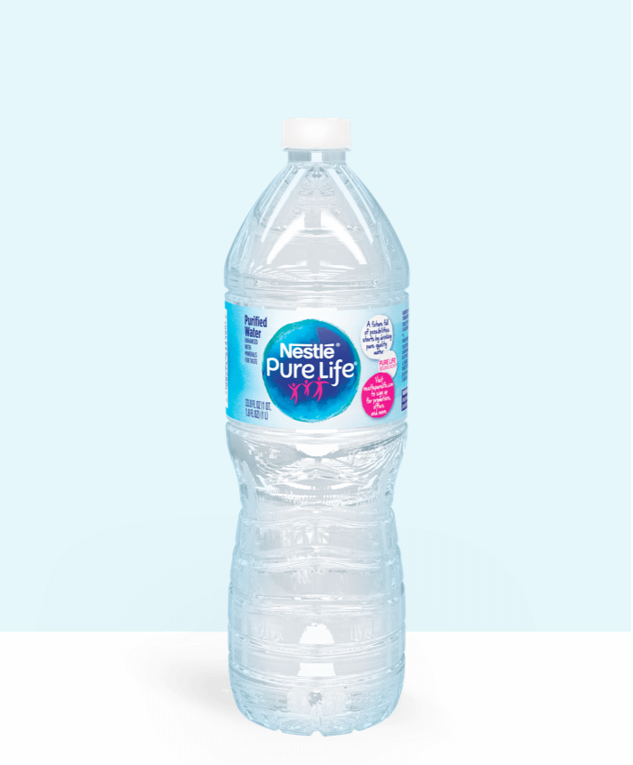 1 Liter Purified Bottled Water | Nestlé Pure Life