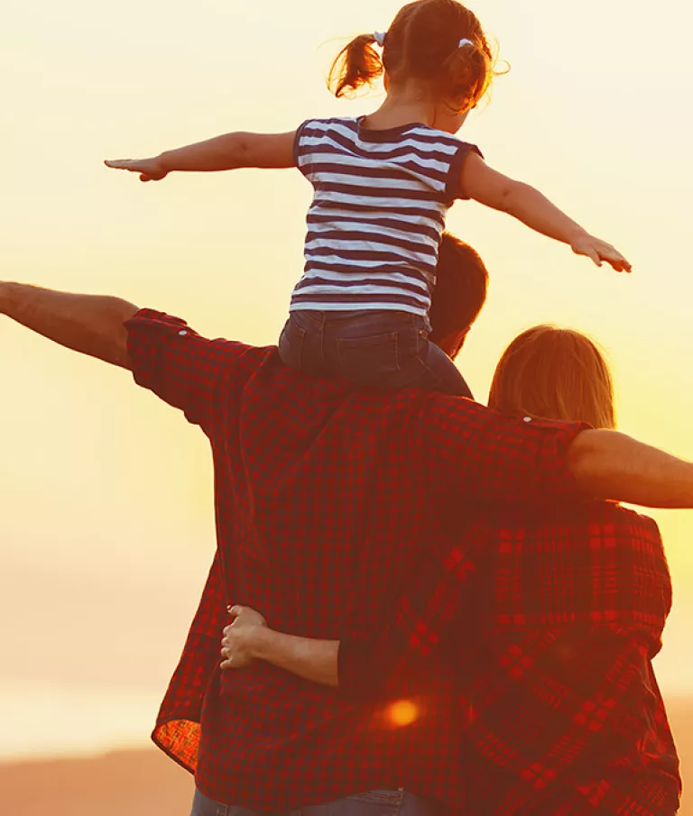 group photo of a family