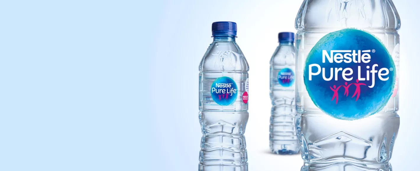 Nestle Pure Life bottles