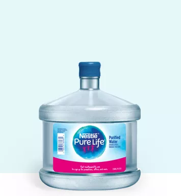 Nestlé® Pure Life® 3 G Purified Water 3 gallon jug of nestle pure life purified water for water coolers and dispensers