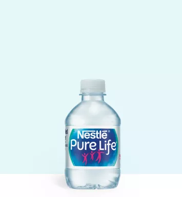 Nestlé® Pure Life® 8 oz Purified Water 8 oz mini nestle pure life purified water bottle