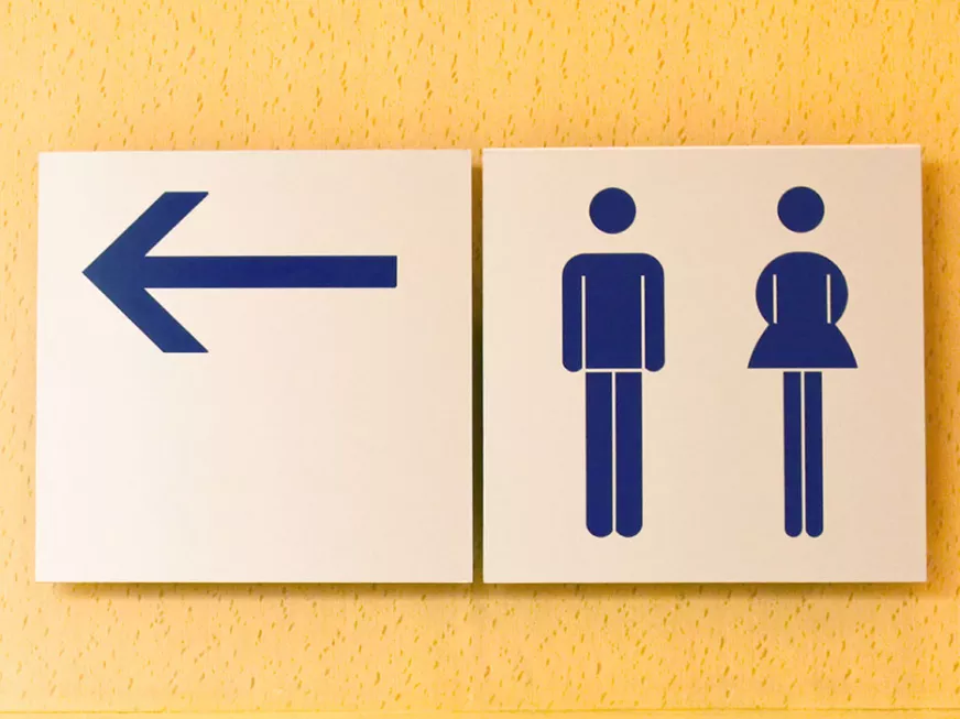 bathroom sign