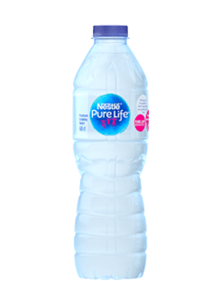 A bottle of Nestle Pure Life Premium drinking water