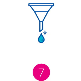 Water quality process icon