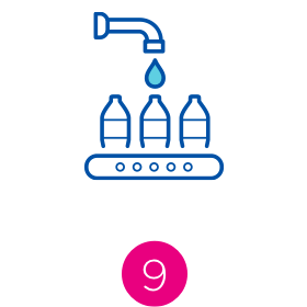 Water quality process icon