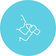 Drinking water bottle icon