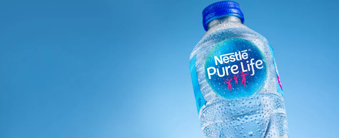 the bottle of water