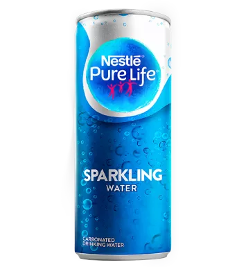 NESTLÉ PURE LIFE Sparkling Water 250 ml Can