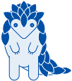 nestle pure life cute pangolin icon