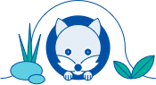 nestle pure life wolf face icon