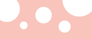 small and pink with white spots
