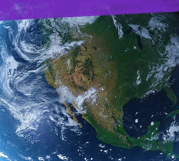 nestle pure life image of earth from space