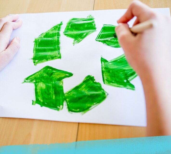 nestle pure life green recycling symbol