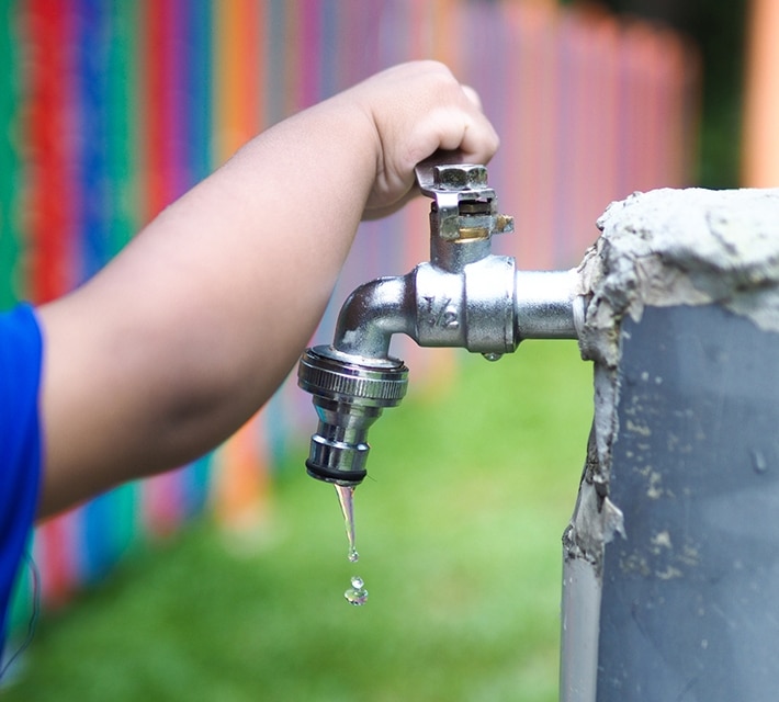 nestle pure life closing the tap