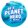 nestle pure life be a planet hero logo