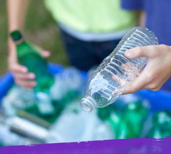 nestle pure life empty water bottles