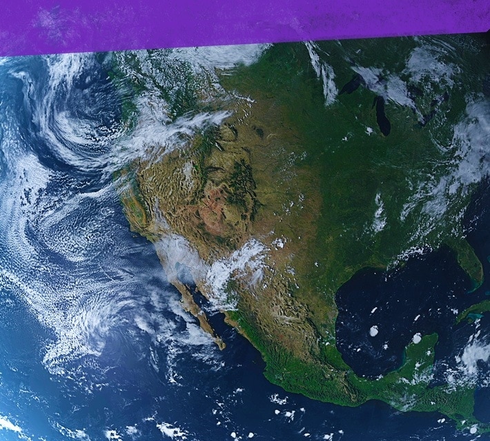 nestle pure life image of earth from space