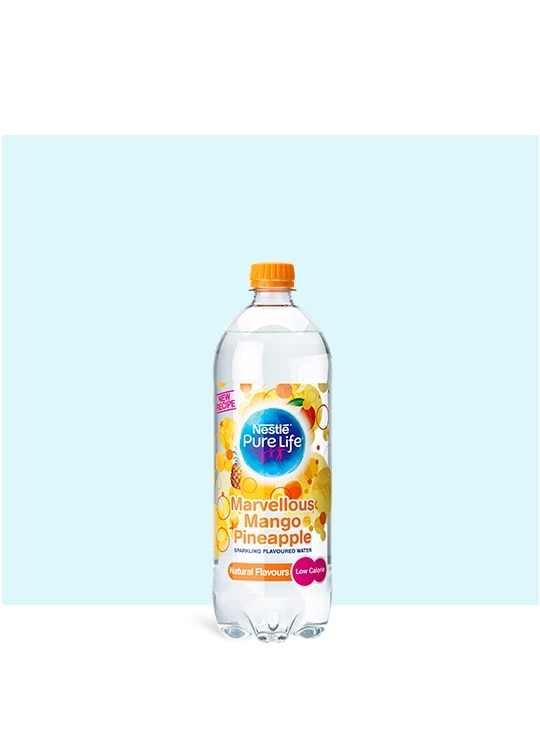 Nestlé Pure Life Sensations 1L bottle of sparkling water with fruity flavours