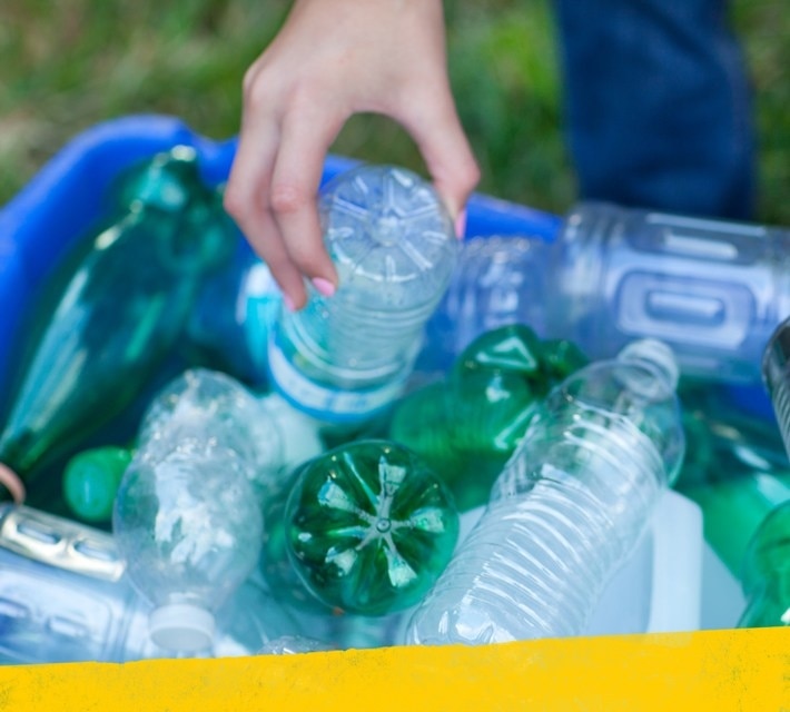 nestle pure life recycle empty plastic bottles